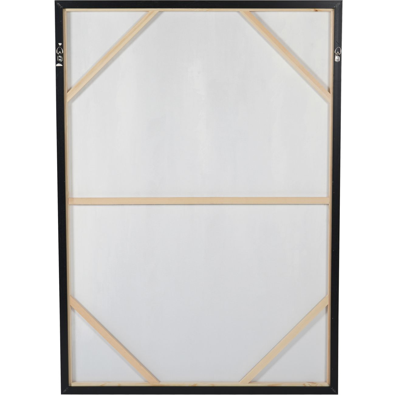 Urbanite Blue Distressed Foiled Framed Canvas Wall Art